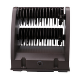 80W LED Rotatable Wall Pack Light – Brown Housing, 5000K Daylight, AC 120-277V | Model WPB-80W-120V-50K-V2